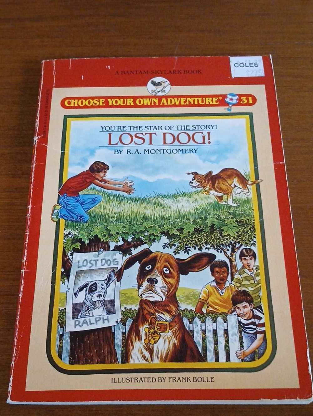 Vintage Choose Your Own Adventure #31 Lost Dog! - Red Cover
